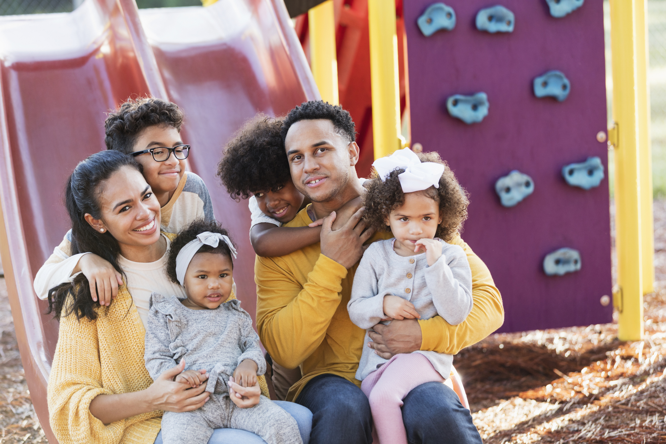 family-at-playground